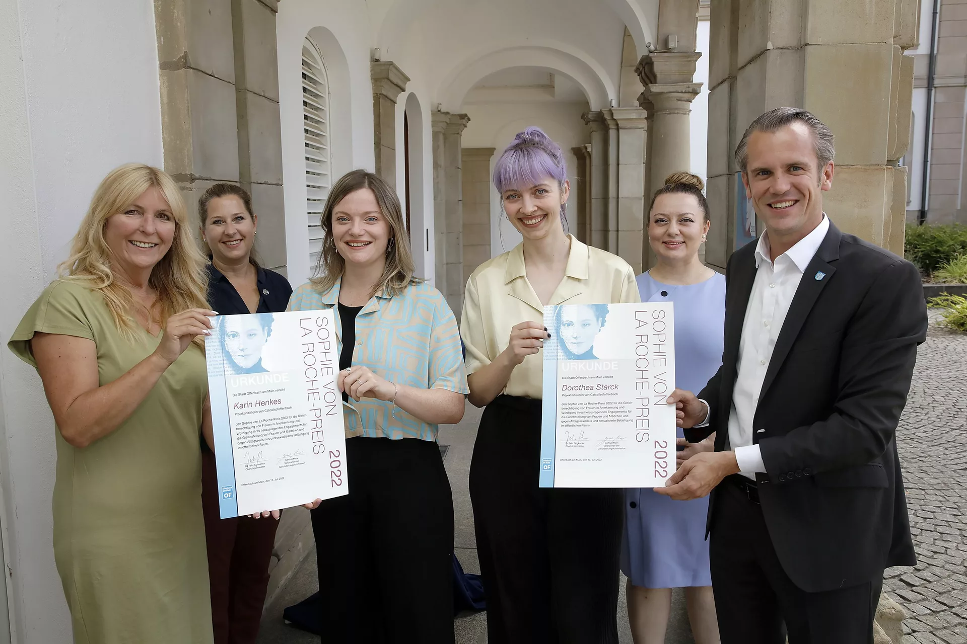 Projekt Catcallsofoffenbach mit dem Sophie von La Roche-Preis 2022 ausgezeichnet