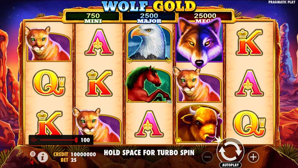 100 free spins no deposit wolf rising